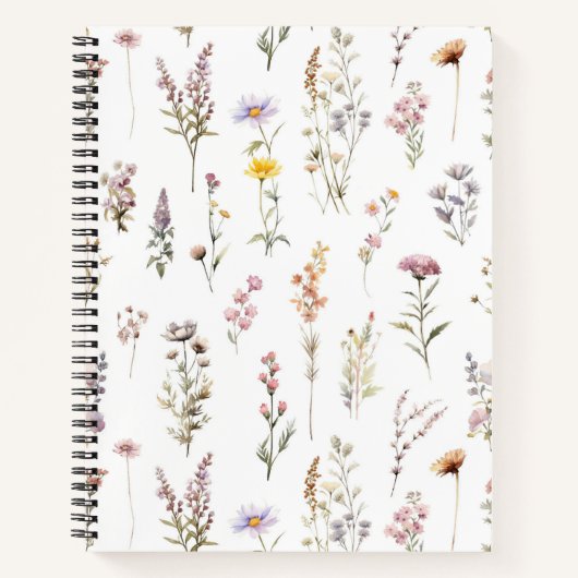 Blume, Wildblumen, Blume im Garten Notizblock (Vorderseite)