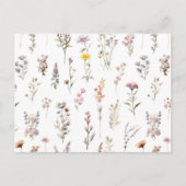 Blume, Wildblumen, Blume im Garten Postkarte (Vorderseite)