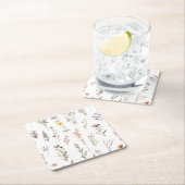 Blume, Wildblumen, Blume im Garten Rechteckiger Pappuntersetzer (Vor Ort)