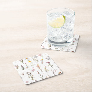 Blume, Wildblumen, Blume im Garten Rechteckiger Pappuntersetzer