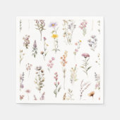 Blume, Wildblumen, Blume im Garten Serviette (Vorderseite)