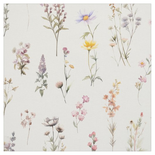 Blume, Wildblumen, Blume im Garten Stoff (Muster)