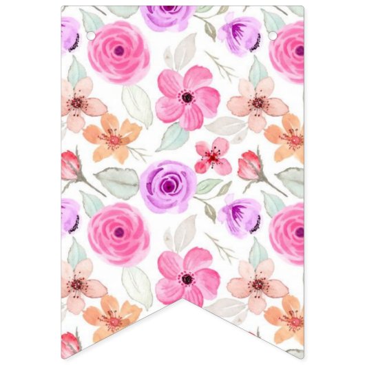 Blume Wimpelkette (Zweite Fahne)