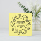 Blume wirl floraler Kranz Religiöse Leere (Stehend Vorderseite)