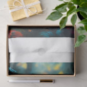 Blume Wolf Seidenpapier (Geschenk)