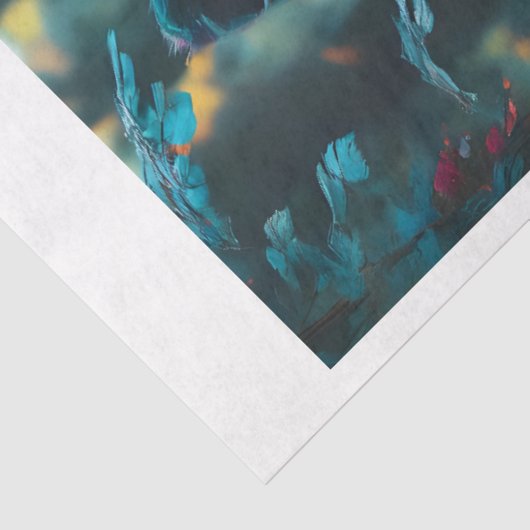 Blume Wolf Seidenpapier (Ausschnitt)