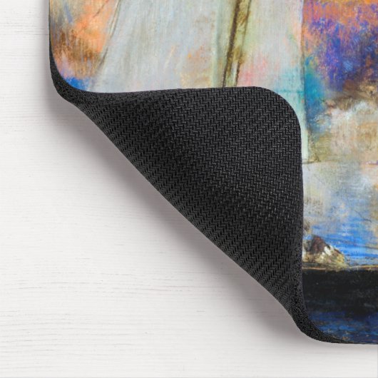 Blume Wolken, Redon Mousepad (Ecke)