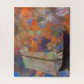 Blume Wolken von Odilon Redon Puzzle (Vertikal)