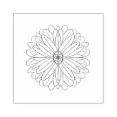 Blume Wood Art Briefmarke Gummistempel (Prägung)