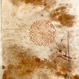 Blume Wood Art Briefmarke Gummistempel