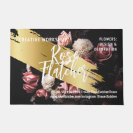 Blume Workshop Black Gold Fußmatte