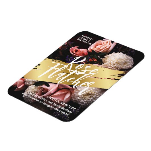 Blume Workshop Black Gold Magnet (Linke Seite)