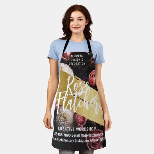 Blume Workshop Black Gold Schürze (Getragen)