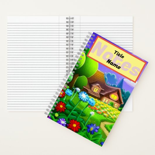 Blume World Spiral Notebook Notizblock (Innen)