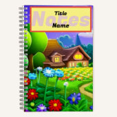 Blume World Spiral Notebook Notizblock (Vorderseite)