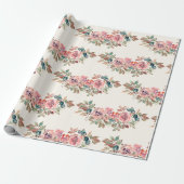 Blume Wrapping Paper Geschenkpapier (Ungerollt)