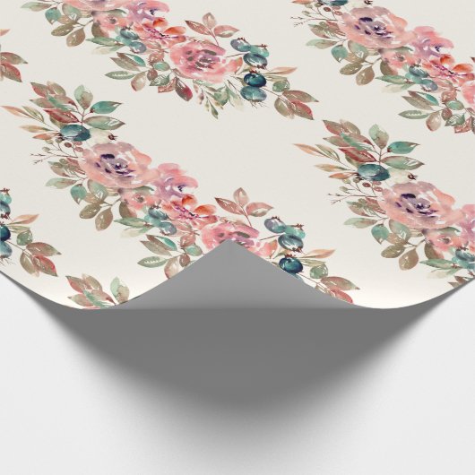 Blume Wrapping Paper Geschenkpapier (Ecke)