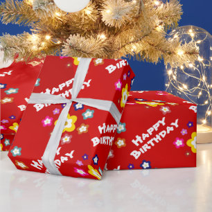 Blume Wrapping Paper Geschenkpapier