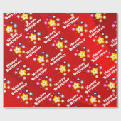 Blume Wrapping Paper Geschenkpapier (Flach)