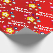 Blume Wrapping Paper Geschenkpapier (Ecke)