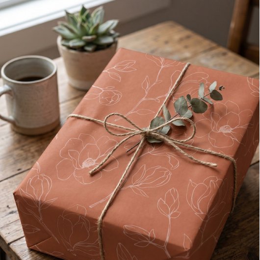 Blume Wrapping Paper Geschenkpapier