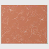 Blume Wrapping Paper Geschenkpapier (Flach)