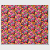 Blume Wrapping Paper Geschenkpapier (Flach)