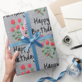 Blume Wrapping Paper Geschenkpapier
