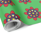 Blume Wrapping Paper Geschenkpapier (Rolleneckpunkt)