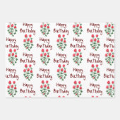 Blume Wrapping Paper Geschenkpapier Set (Vorderseite 3)