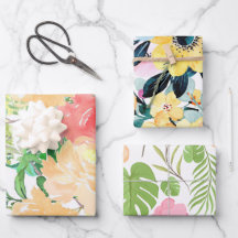 Blume Wrapping Paper | Lebhaftes Blumendesign