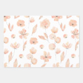 Blume Wrapping Paper Set Geschenkpapier Set (Vorderseite)