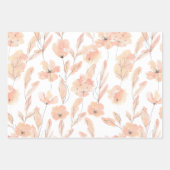 Blume Wrapping Paper Set Geschenkpapier Set (Vorderseite 3)