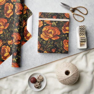 Blume-Wrapping-Papier für die Chic-Rose Geschenkpapier