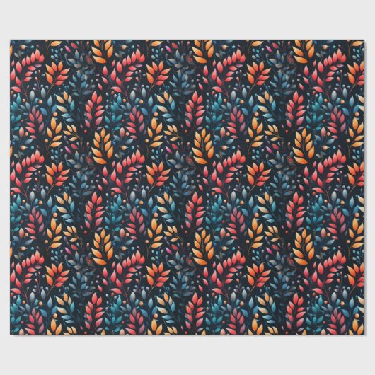 Blume-Wrapping-Papier Geschenkpapier (Flach)