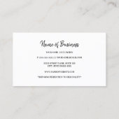 Blume Wreath Barn Antique Farm Business Card Visitenkarte (Rückseite)