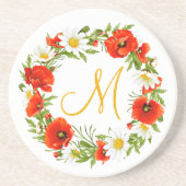 Blume Wreath Getränkeuntersetzer (Vorne)