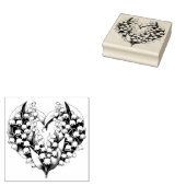 Blume Wreath Herbst Liebe Naturgarten Gummistempel (Stempel)