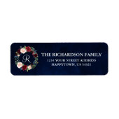 Blume Wreath Holiday Monogram (Vorne)