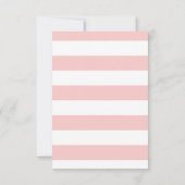 Blume Wreath Wedding RSVP Card Karte (Rückseite)