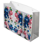 Blume & Wunder: Eine wunderschöne Geschenktasche Große Geschenktüte (Rückseite Schrägansicht)