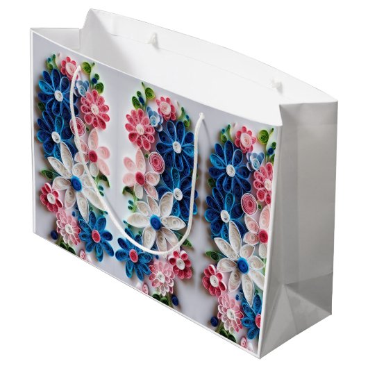 Blume & Wunder: Eine wunderschöne Geschenktasche Große Geschenktüte (Rückseite Schrägansicht)