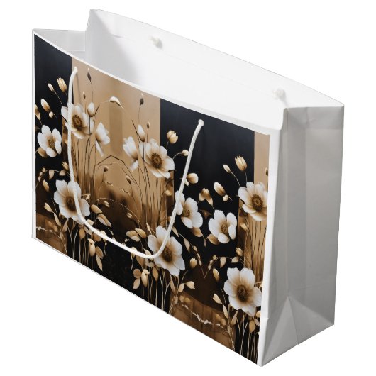 Blume & Wunder: Eine wunderschöne Geschenktasche Große Geschenktüte (Vorderseite Schrägansicht)