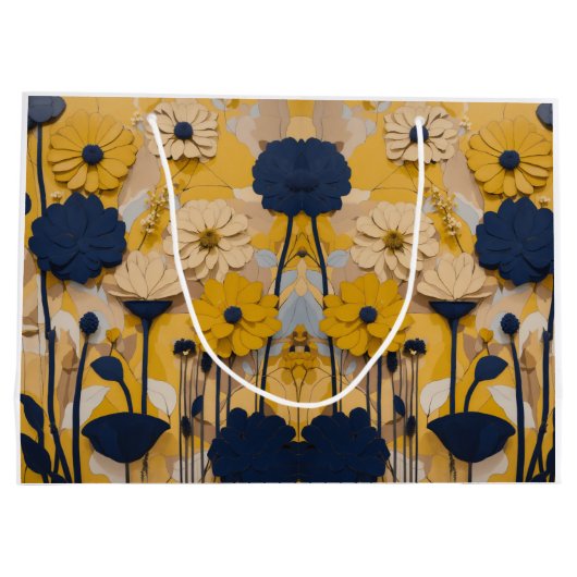 Blume & Wunder: Eine wunderschöne Geschenktasche Große Geschenktüte (Rückseite)