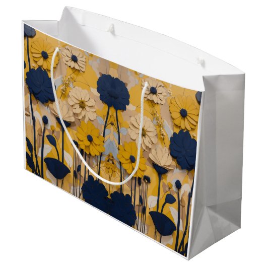 Blume & Wunder: Eine wunderschöne Geschenktasche Große Geschenktüte (Rückseite Schrägansicht)