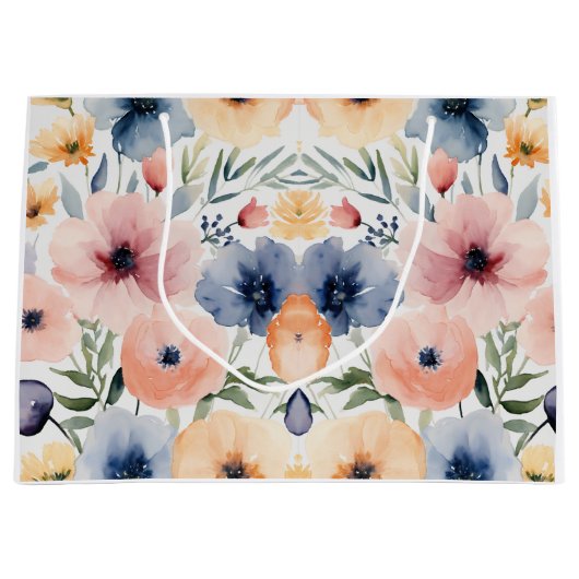 Blume & Wunder: Eine wunderschöne Geschenktasche Große Geschenktüte (Vorderseite)