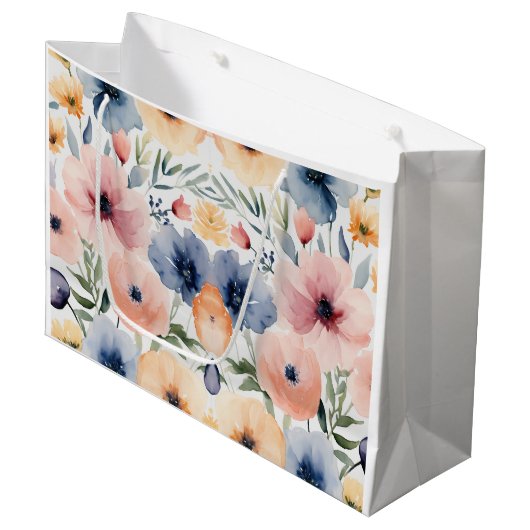 Blume & Wunder: Eine wunderschöne Geschenktasche Große Geschenktüte (Vorderseite Schrägansicht)
