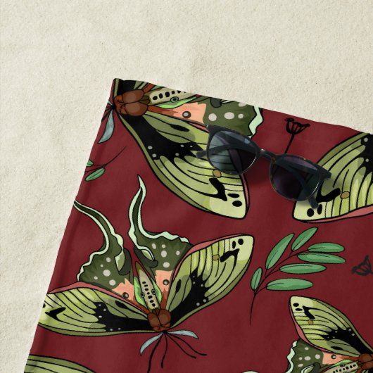 Blume Yoga Mat Strandtuch (Beispiel)