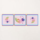 Blume Yoga Mat Yogamatte (Rückseite (Horizontal))