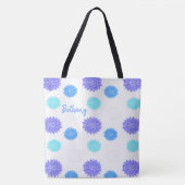 Blume Yoga Tote Tasche (Vorderseite)